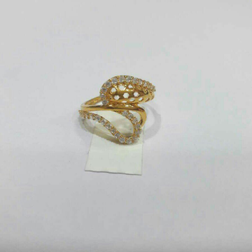 916 Gold Classic Ladies Stylish Ring by D.M. Jewellers