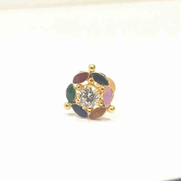 16ct handmade nosepins mina kati by D.M. Jewellers