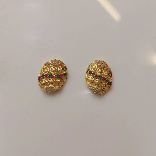 Gold Handmade Design Casual Earring