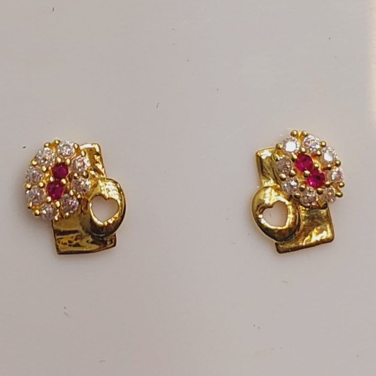 18k gold cocktail earrings 