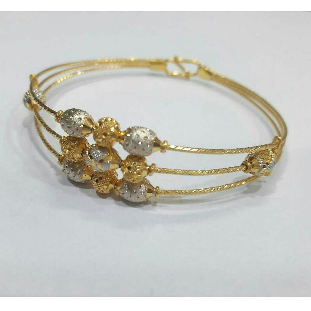 22K / 916 Gold Indian Ladies 3 Line Bracelet